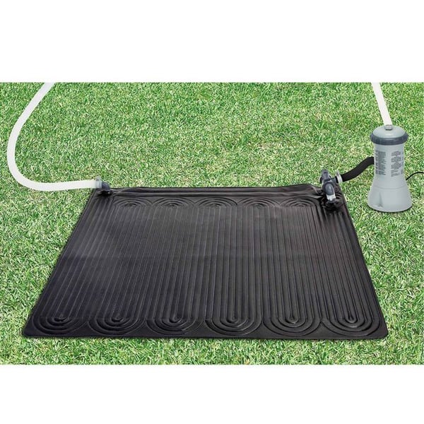 Intex Solvärmematta PVC 1,2x1,2 m Svart 28685 91056