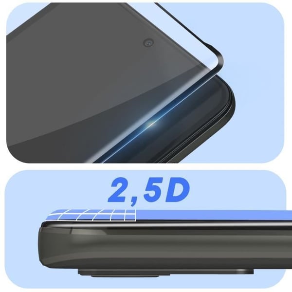 Härdat glas - BIGBEN - Motorola Edge 30 Neo - Hårdhet 9H - Avfasade kanter 2.5D - Skydd mot stötar och repor