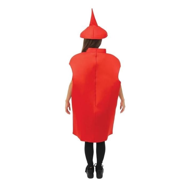Kostym - LITEN CLOWN - Ketchupkostym - Röd - Vuxen - Ultra rolig utklädnad