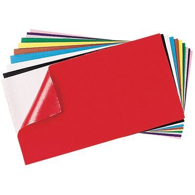 Självhäftande filt - OZ INTERNATIONAL - 25x45 cm - Paket med 10 - Blandade färger