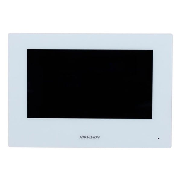 Hikvision 7" TFT pekskärm video intercom monitor - DS-KH6320Y-WTE2/Vit
