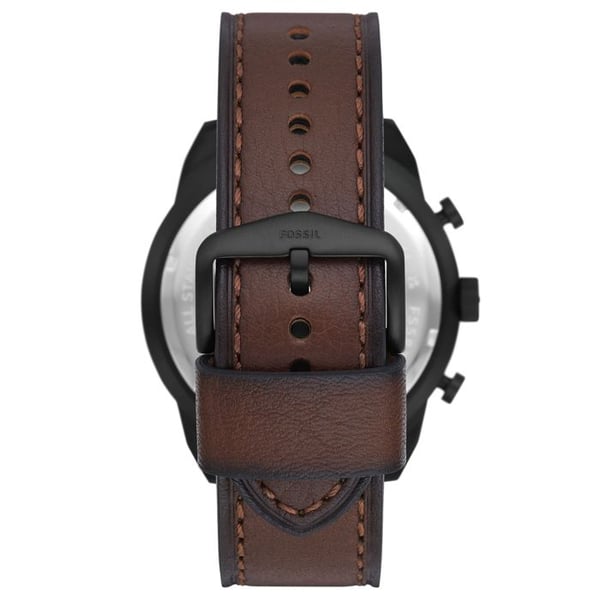 Fossil Quartz Chronograph Herrklocka Brunt läderarmband FS5875