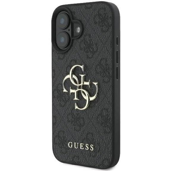 Guess 4G Big Logo Fodral för iPhone 16 6.1" Svart - GUHCP16S4GMGGR