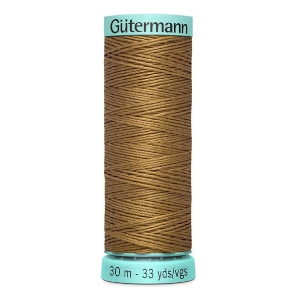 Fil 100% siden gråbeige - Lot 5x30m - Att 887