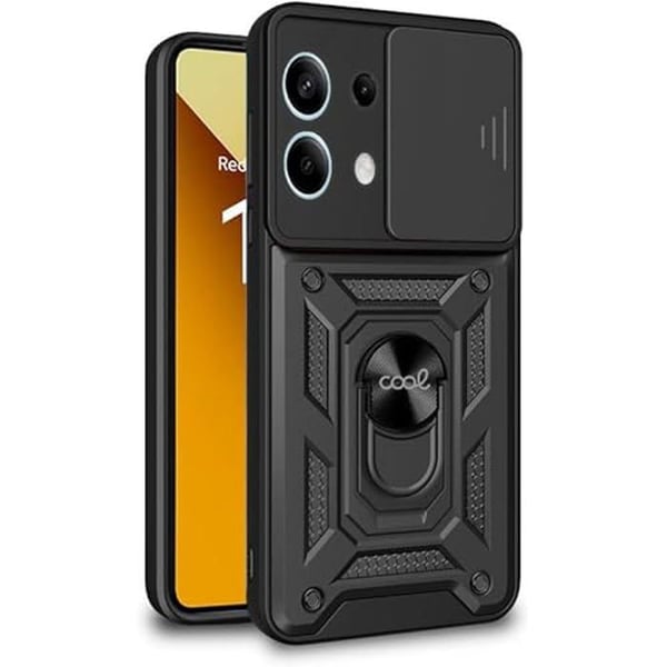 Coolt fodral till Xiaomi Redmi Note 13 5G med hård ring svart