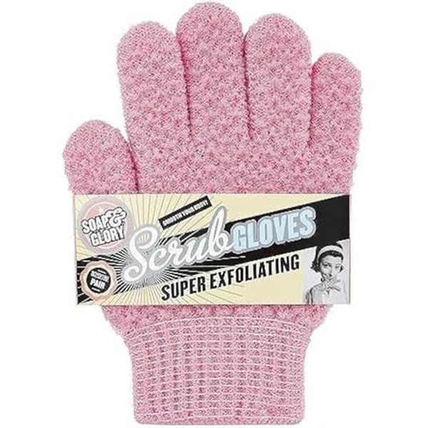 Exfolierande handskar - Soap & Glory - Super Exfoliating Scrub Handskar - Unisex - One Size - Intensiv exfoliering