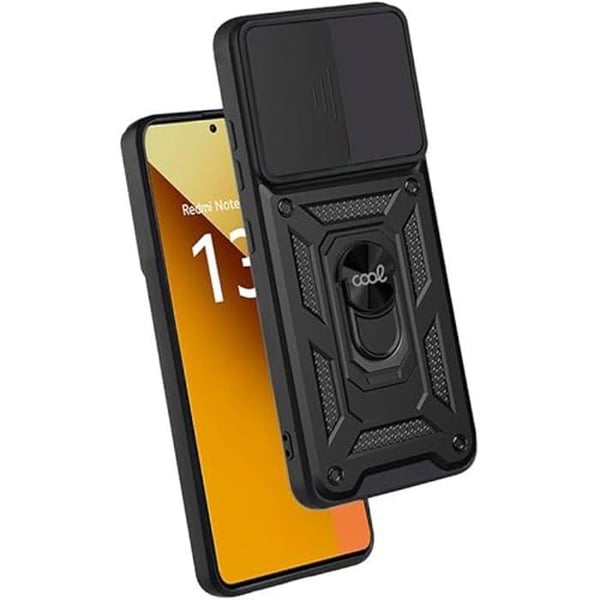 Coolt fodral till Xiaomi Redmi Note 13 5G med hård ring svart