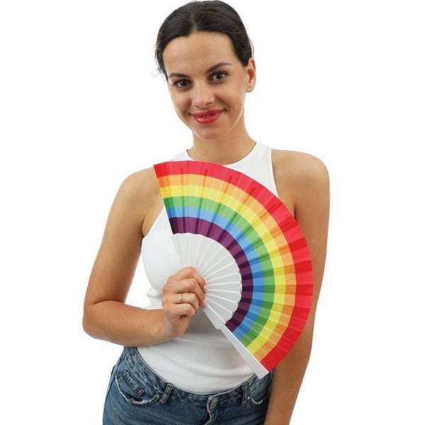 Fläkt - LILLA CLOWN - LILLA CLOWN - Flerfärgad - Lätt - Fällbar