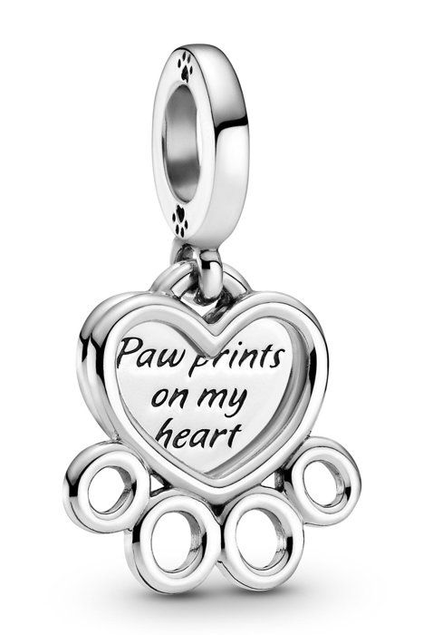 Pendentiv Kvinna - PANDORA - 799360C00 - Silver 925/1000 - Tema Hjärta - Tema Djur