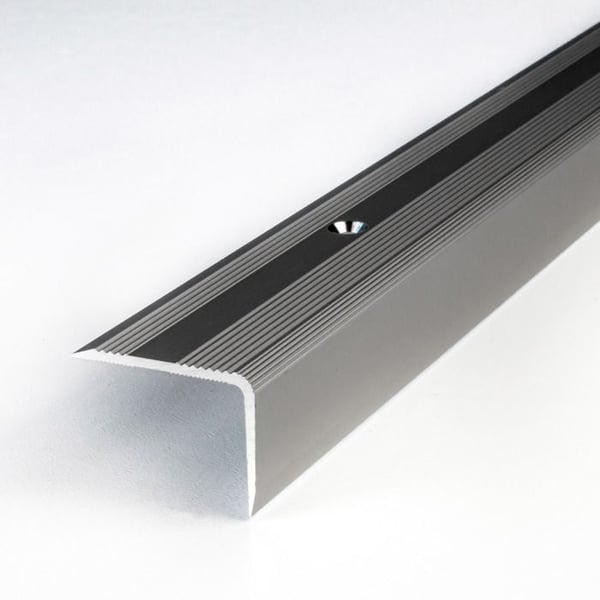 Aluminiumtröskel Silver L 30 mm H 22 mm Längd 1000 mm Skruvas fast 1 styck