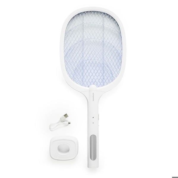 Laddad 2 i 1 Anti-insekt racket med UV-ljus Elecfly InnovaGoods LASER SKADDJUR FÖR TRÄDGÅRDEN