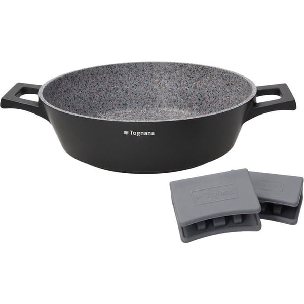 Stekpanna - TOGNANA - AMBIZIOSA - 28 cm - Non-stick - Svart och grå aluminium