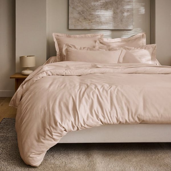 Kuddfodral "Prestige" 100% Satin av kammad bomull 120 trådar/cm² Ren bomull - Prestige Rose Blush - Kuddfodral 50 x 70 cm vol