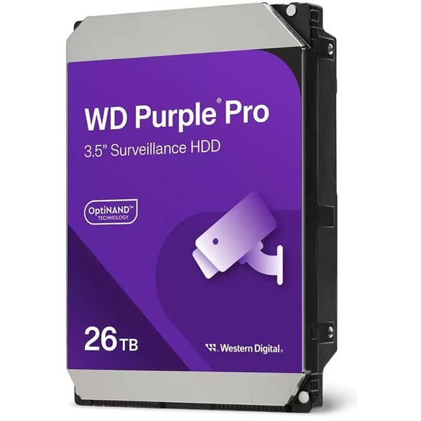 WD Purple Pro - WD260PURP - Hårddisk - 26 To - 3,5" - 7200 varv/min