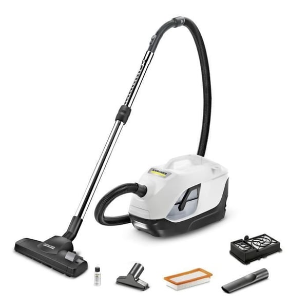 KARCHER DS 6 - Støvsuger uden pose med vandfiltrering - 650 W - Afgiver en luftigere og støvfrit luft på 99,95 %