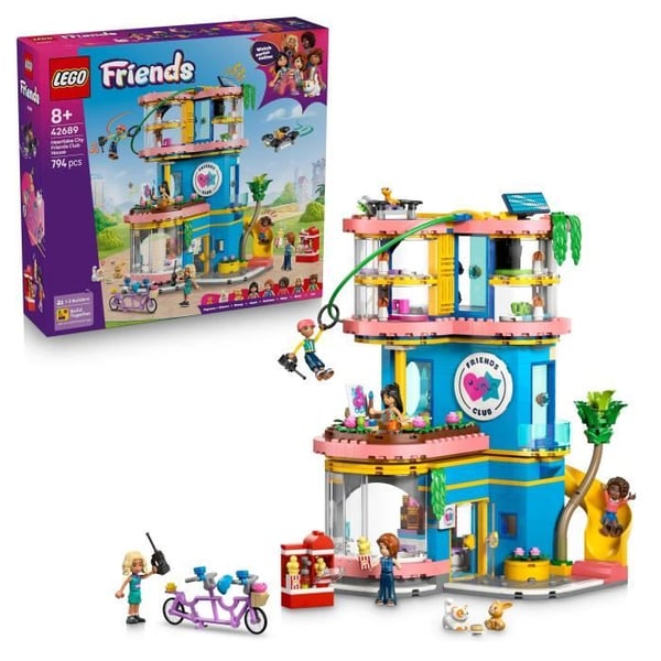 LEGO Friends 42689 Heartlake City Klubhus - Byggesæt 8 år - Gave