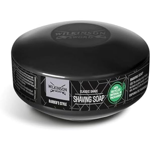 Rakskål - WILKINSON SWORD - Premium - 125 g - Minskar irritationer - Elegant svart