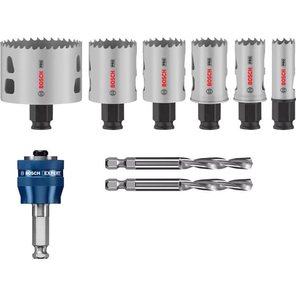 Coffret 6 hålsågar PRO Multi Material PC Plus - BOSCH - 2608594423