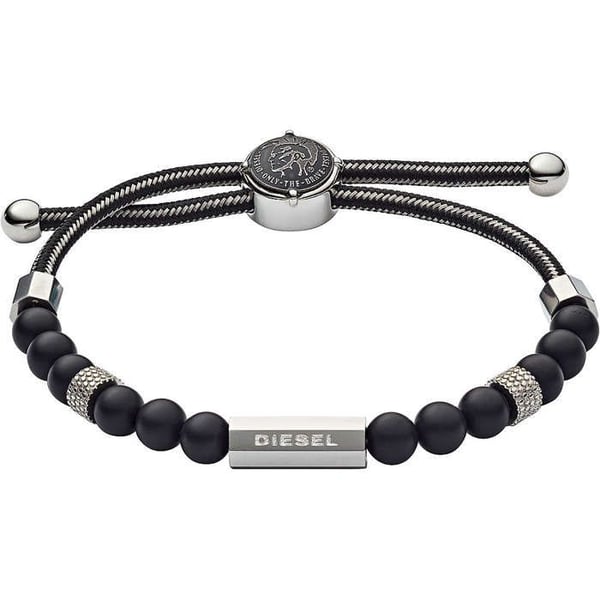 Armband - DIESEL - Svart Stål - Man - Vuxen - Svart