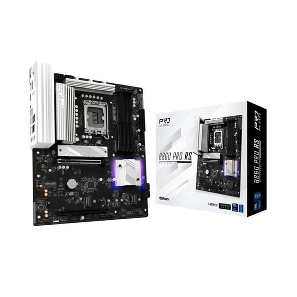 Moderkort - ASRock - B860 Pro Race Sport - Intel LGA 1851 - Chipset B860 - Pålitlig Prestanda