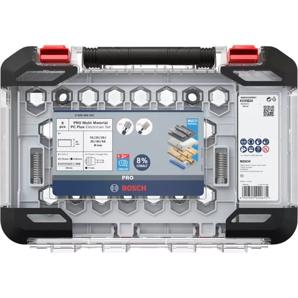Coffret 6 hålsågar PRO Multi Material PC Plus - BOSCH - 2608594423