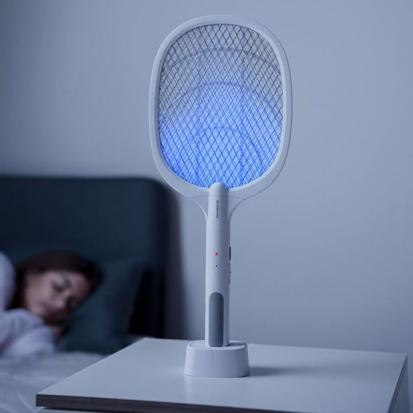 Laddad 2 i 1 Anti-insekt racket med UV-ljus Elecfly InnovaGoods LASER SKADDJUR FÖR TRÄDGÅRDEN