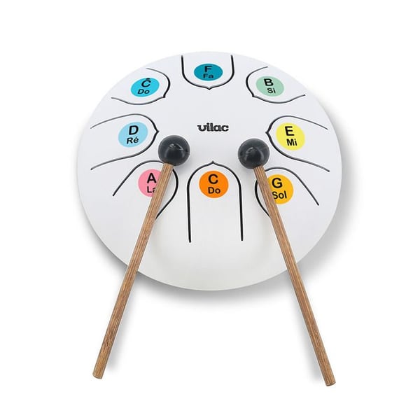 Tungtrumma - VILAC - 8379 - Stämd i C-dur - Diameter 15 cm - Levereras med pinnar