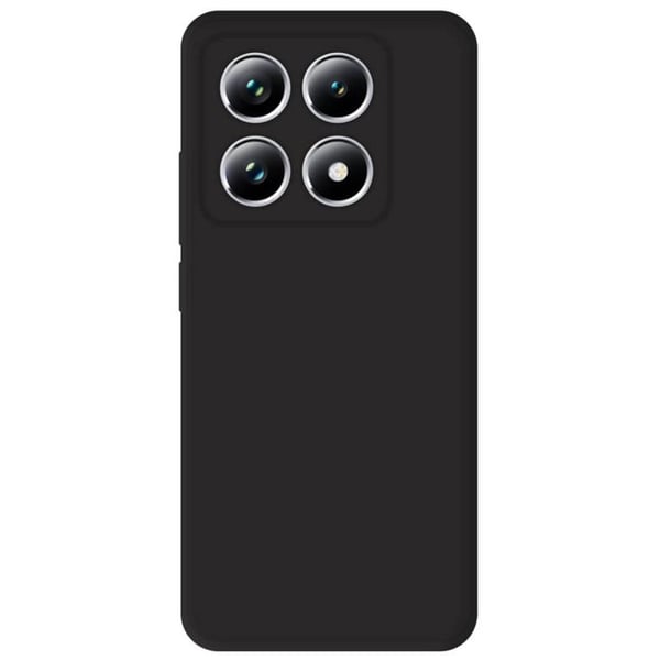 Enfärgad silikonvara Mattsvart kompatibel med Xiaomi 14T Pro
