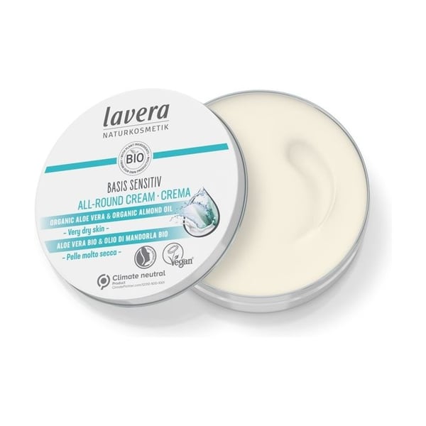LAVERA - Basis Sensitiv Ansikts- och Kroppskräm 150 150 ml kräm