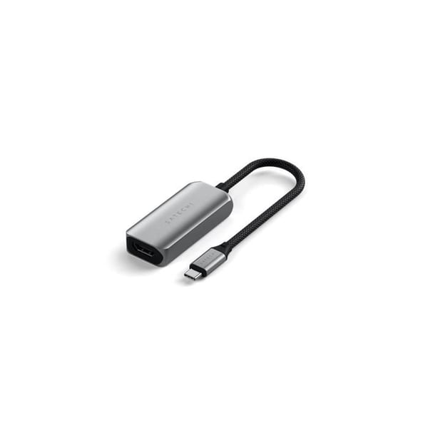 Adapter - Satechi - USB-C till HDMI 2.1 - 8K/60 Hz - 4K/120 Hz - Grå