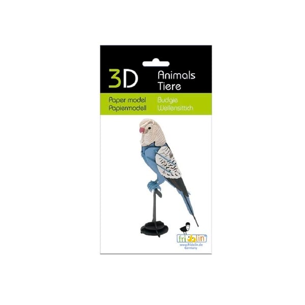 Fridolin - 3D-pappermodell Undulat