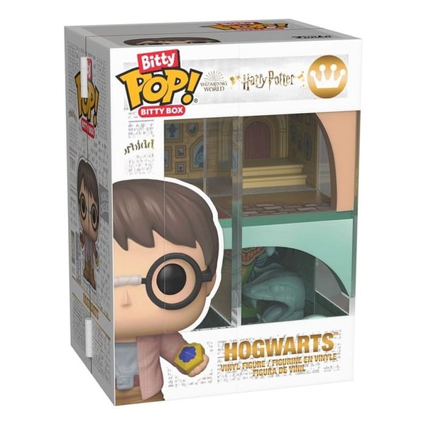 Pack 2 Figurer Funko Bitty Pop Boxar Harry Potter Hogwarts Slott