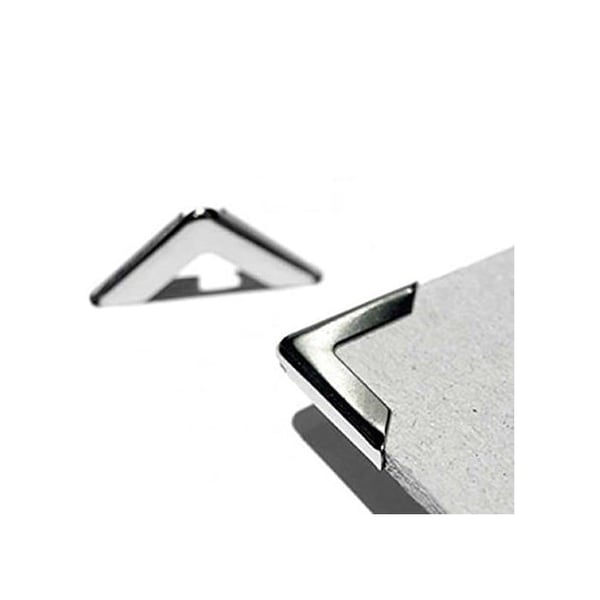 Förvaringslådor - Displast - Paket med 100 - Nickelgrå - 15x10x1 cm - Flerfärgad - För pärm