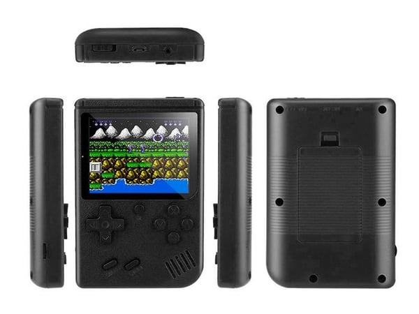 Konsol emulator 400 spel Retro Modell Svart