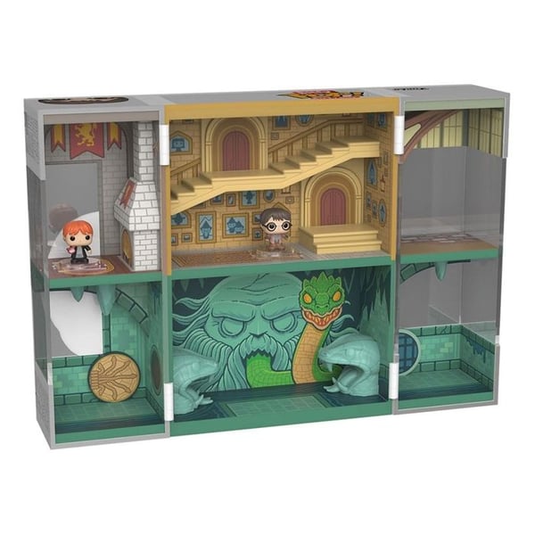 Pack 2 Figurer Funko Bitty Pop Boxar Harry Potter Hogwarts Slott
