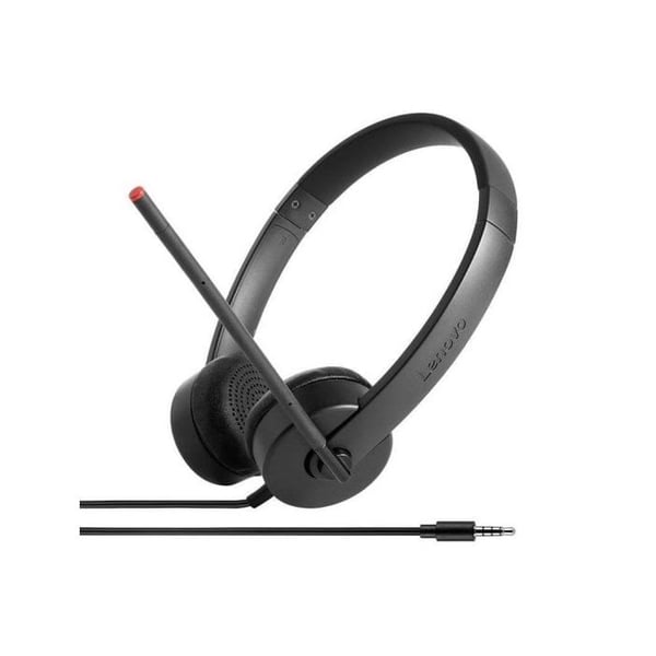 Kuulokkeet - LENOVO - Stereo Analoginen - Langallinen - Kuppimallinen - Mikrofonikäsi