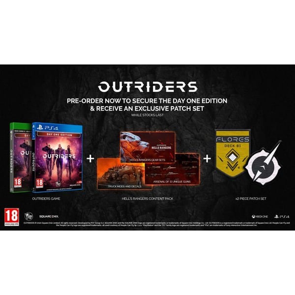 PS4-spel - SEGA - Outriders Day One Edition - Square Enix - Svart