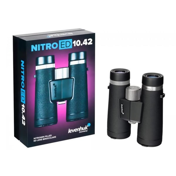Nitro ED 10x42 Kikkert - LEVENHUK - Brun - Blandede materialer - Fra 6 år