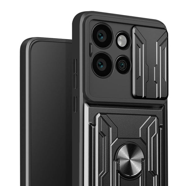 Skal för Motorola Edge 50 Neo - AVIZAR - Stötfångare - Kameraskydd - Videostativ - Kortfack