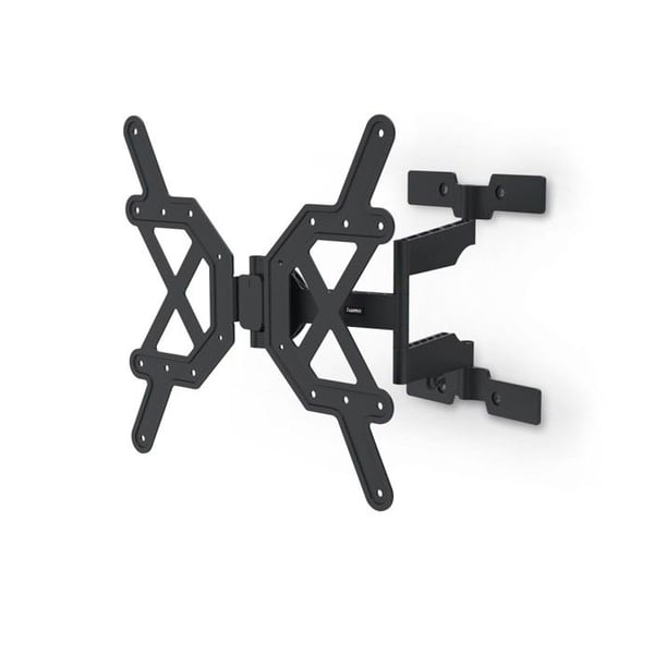 Stödvägg för TV, vridbar, lutbar, ytterligare platta, 165 cm (65"), upp till 30 kg