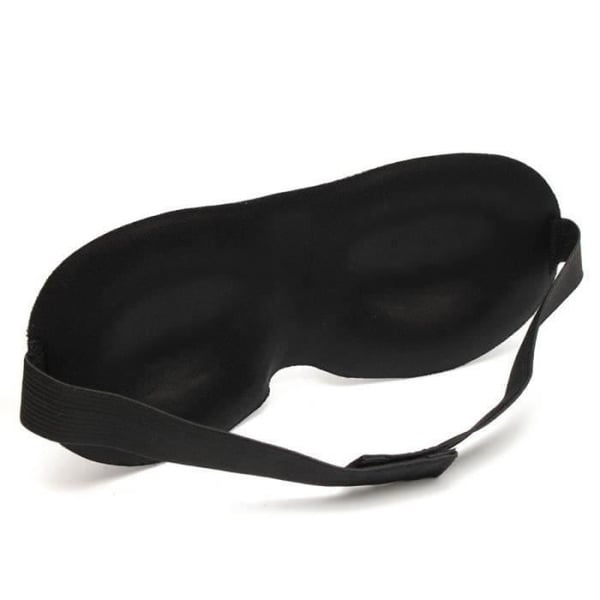 Sovmask - AS11906 - 3D - Ljusblockerande - Avkoppling - Svart