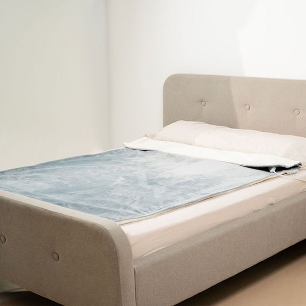Värmefilt - InnovaGoods - Heklet - Vändbar - 160 W - 130 x 180 cm