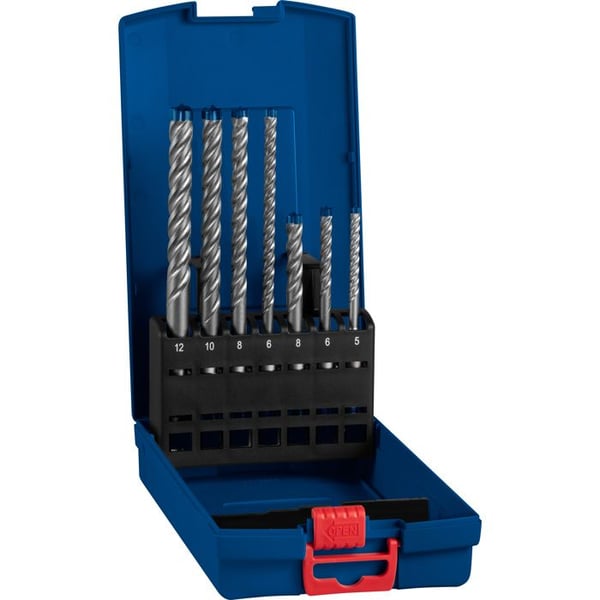 Coffret 7 betonbor SDS Plus 7X Expert BOSCH 5/6/6/8/8/10/12 mm - 2608900195
