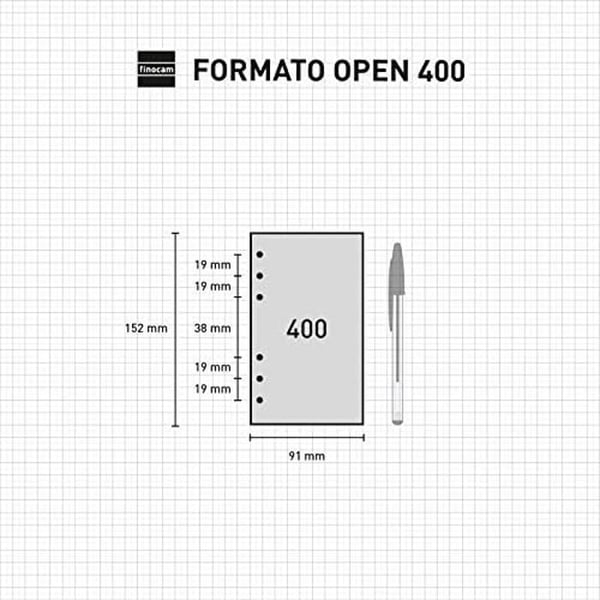 Laddar slätt - FINOCAM - Öppen R442 - 50 ark - 70 g/m² - Neutralt papper