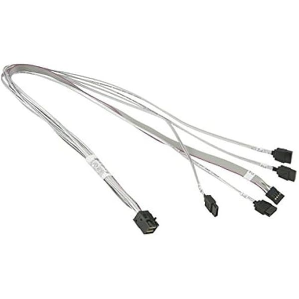 SAS-lagringskabel - SUPERMICRO - CBL-SAST-0631 - Hög kvalitet - Tillförlitlig anslutning - Svart