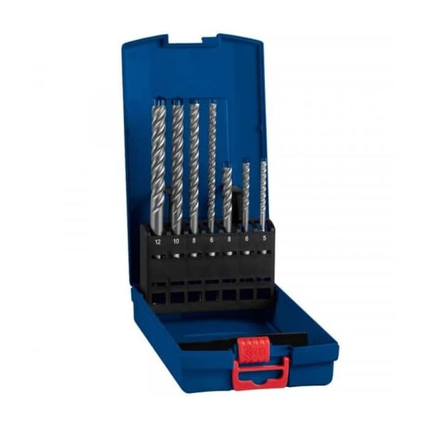 Coffret 7 betonbor SDS Plus 7X Expert BOSCH 5/6/6/8/8/10/12 mm - 2608900195