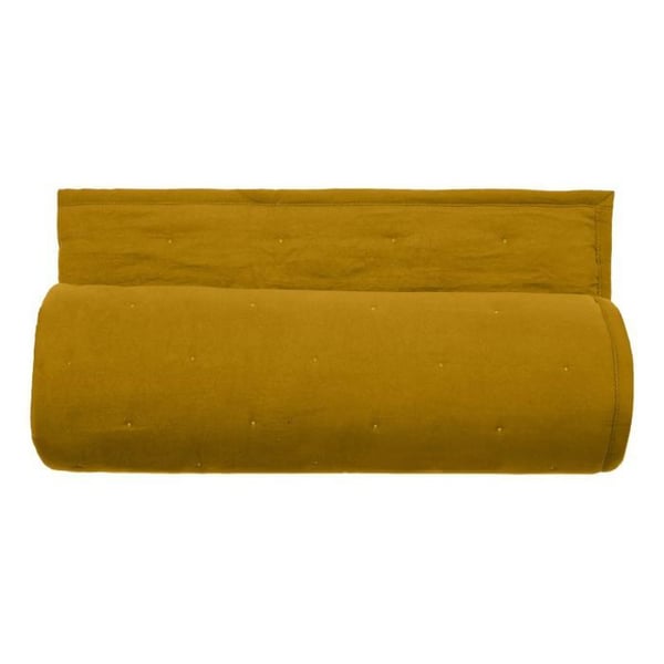 Quiltat tvättat mikrofiberöverkast "Céleste" alla storlekar South Wind - Céleste Gold - 180 x 240 cm för enkelsäng