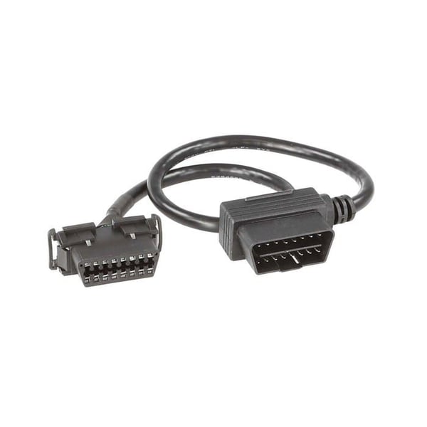 OBD-kontaktförlängning - ACV - OEM-kontakt 90° - 30 cm - Svart
