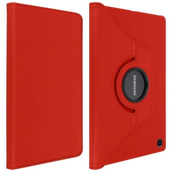 Etui - Samsung - Galaxy Tab A7 10.4 2020 - Rotera 360° - Fullständigt skydd - Röd