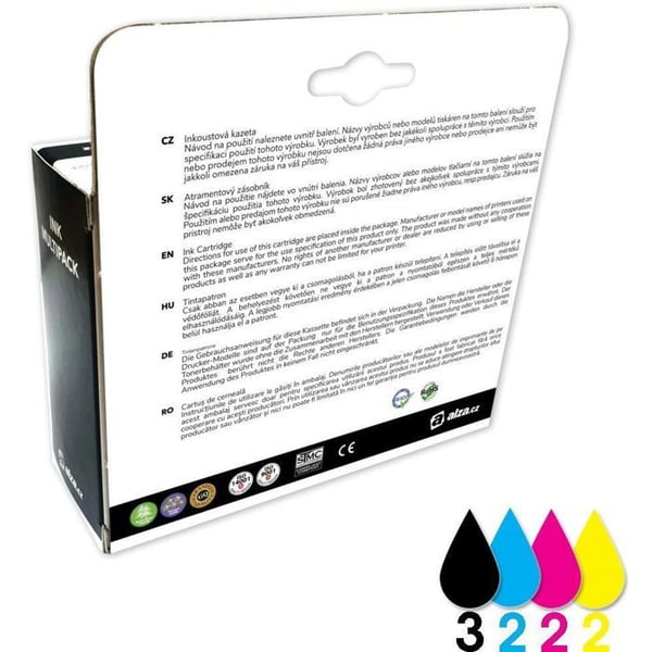 Alza T0715 BK/CM/Y Maxipack 9st för skrivare Epson